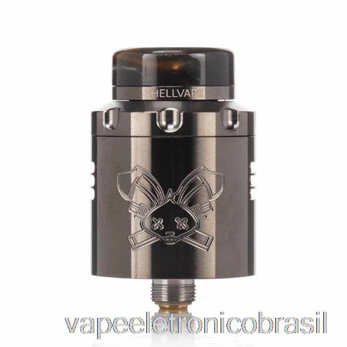 Vape Recarregável Hellvape Dead Rabbit V3 24mm Rda Gunmetal